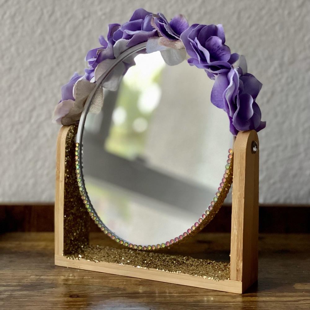Handmade decorative make up mirror Hawaii